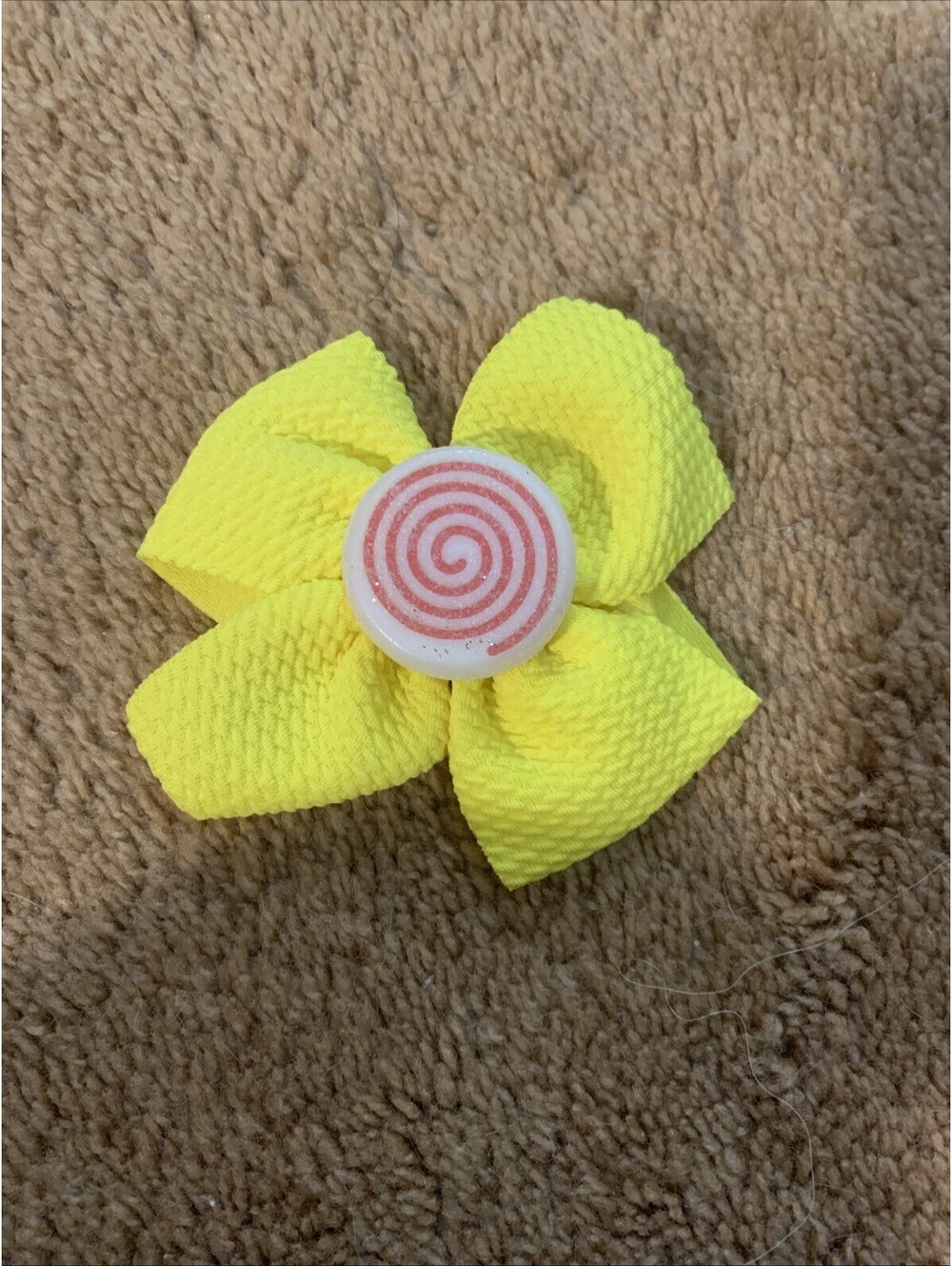 Candy Swirl Dog Collar Attachment Handmade For Pet Collar Accessory
